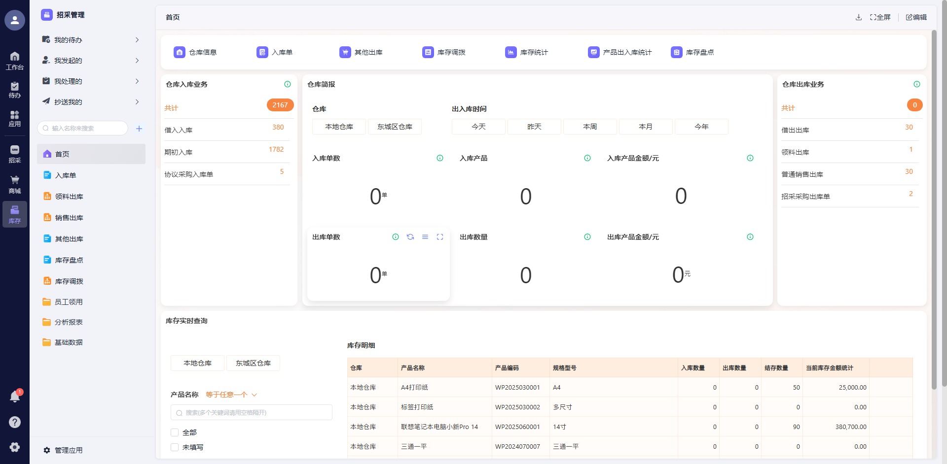 库存管理